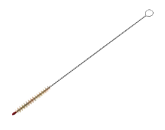 Gauge glass brush